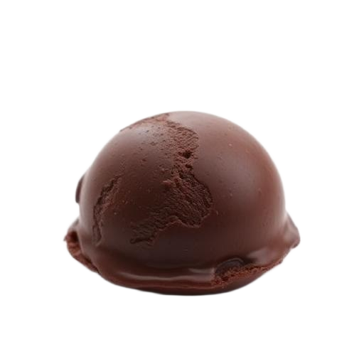 Bola de sorvete sabor Chocolate Belga