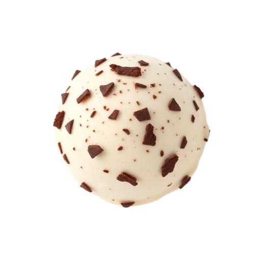 Bola de sorvete sabor Flocos