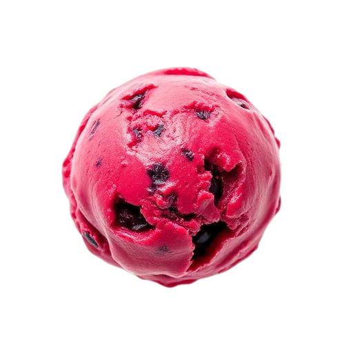 Bola de sorvete sabor Frutas Vermelhas