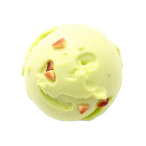 Bola de sorvete sabor Pistache